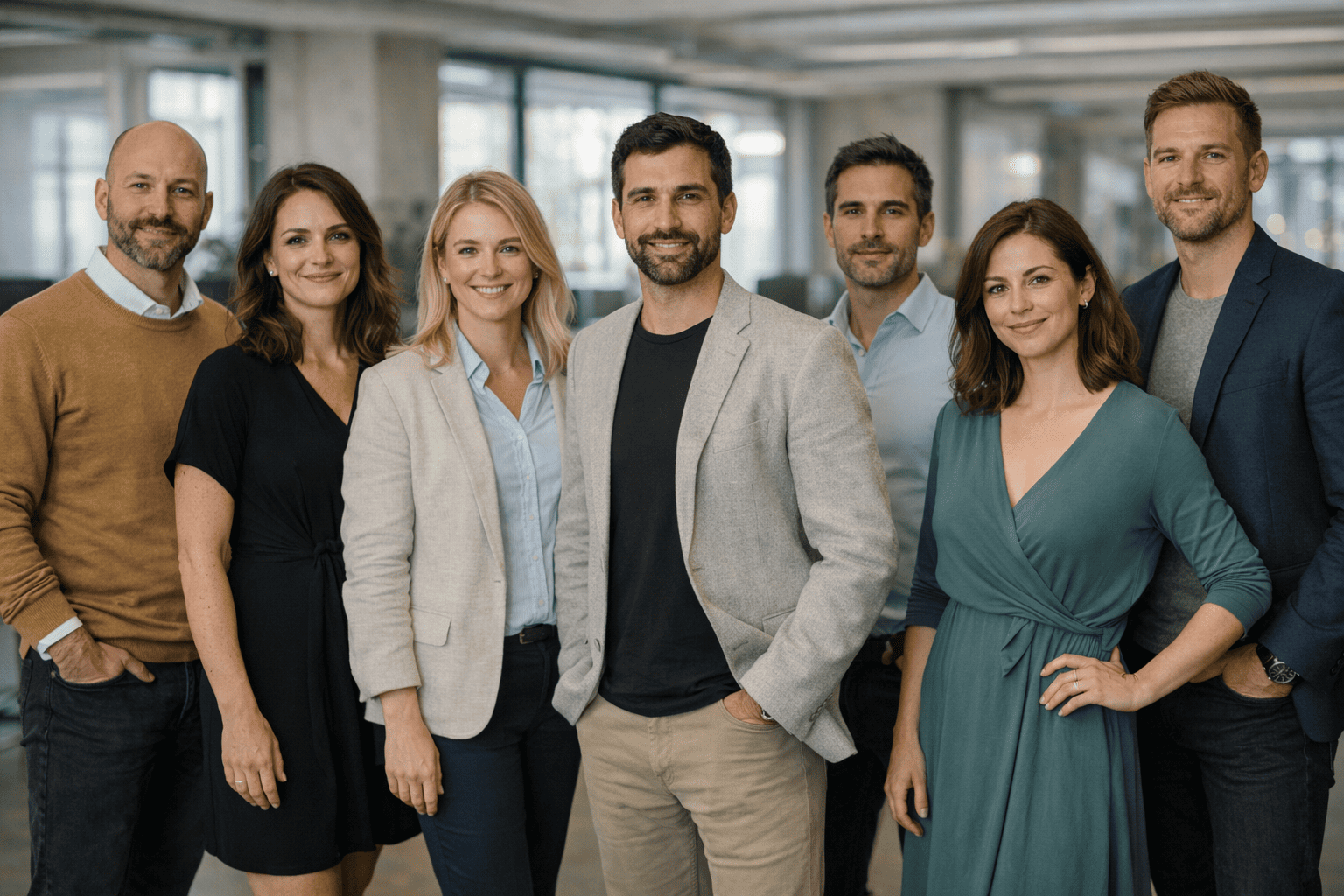 Team working on AI trading platform — Klucz Zyskorek